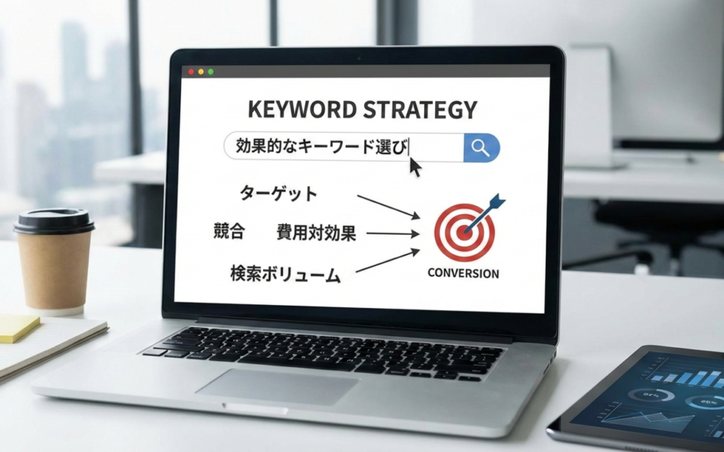 リスティング広告のキーワードの選び方